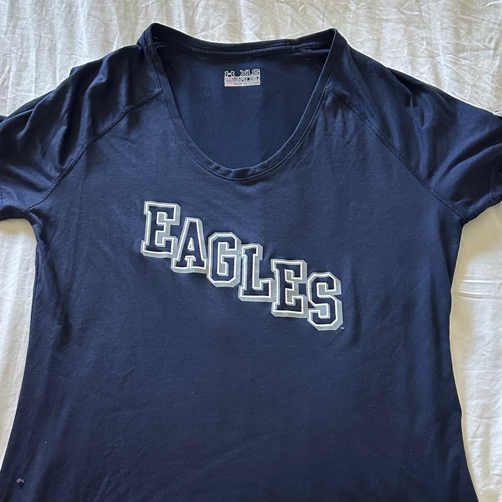 Georgia Southern Under Armour Navy Women's Short Sleeve Tee